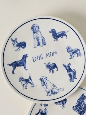 Dog Mom Plate by Molly Hatch for Anthropologie